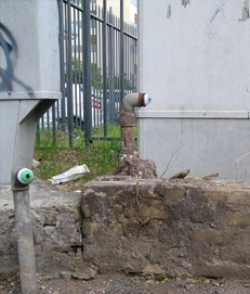 Urban eyeballs - My first installation in Rome (EUR area)